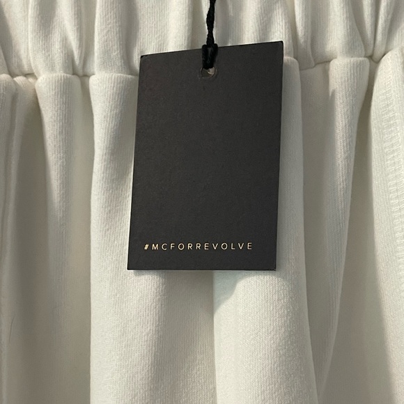 Michael Costello x Revolve white jogger sweatpant - Picture 4 of 7